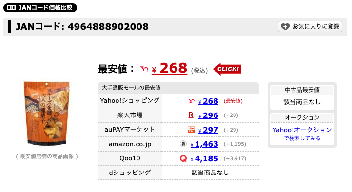 じゃり豆濃厚チーズ 最安値